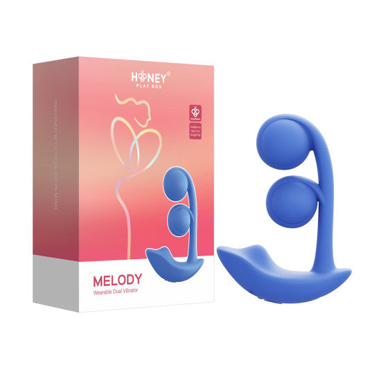 Honey Play Box Melody Pressure Sensing App-Controlled Twin Balls Dual Vibrator