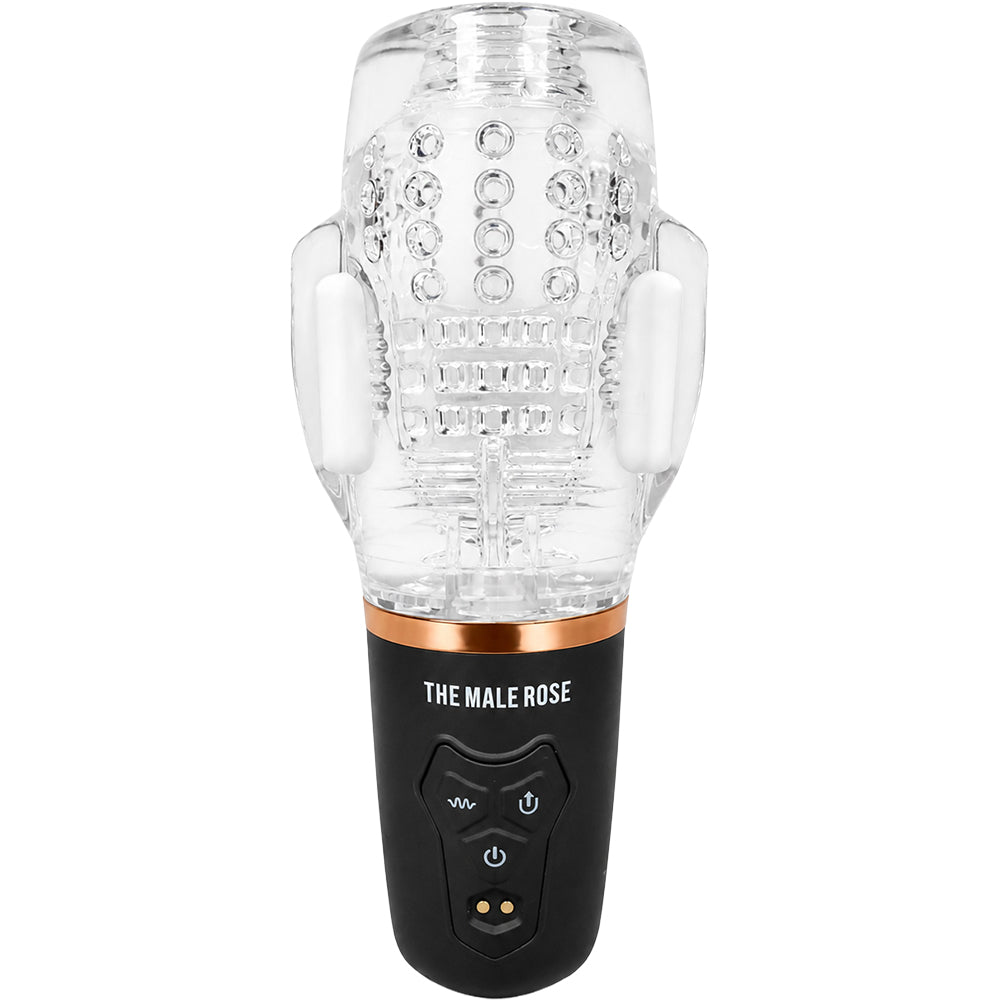 The Male Rose 2 - 3 in 1 Thrusting, Rotating & Vibrating Design