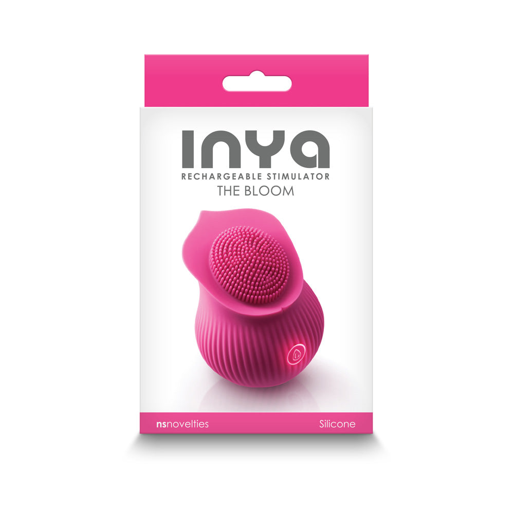 Inya The Bloom Rechargeable Silicone Clitoral Stimulator - Pink