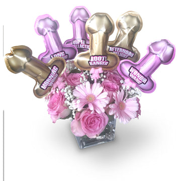 Glitterati Penis Pop up Balloons 6 Pack