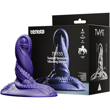 Twyss Twisted Tentacles Vibrating Grinder Purple