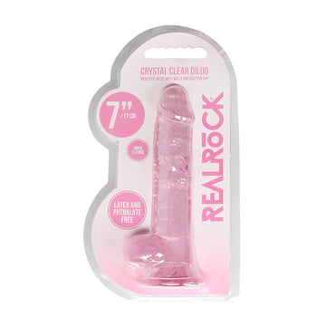 Realrock 7" Realistic Dildo With Balls- Various Colors