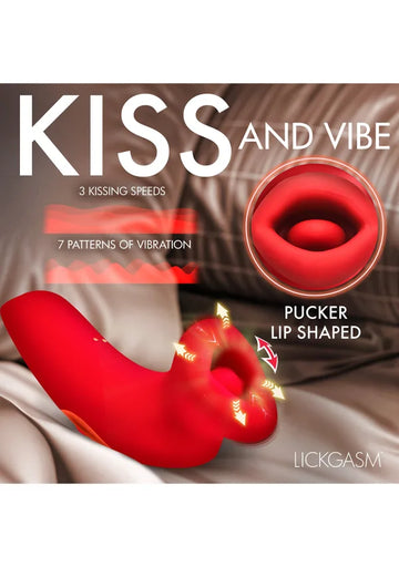 Lickgasm Plump Kiss Sucking & Vibrating Clitoral Stimulator